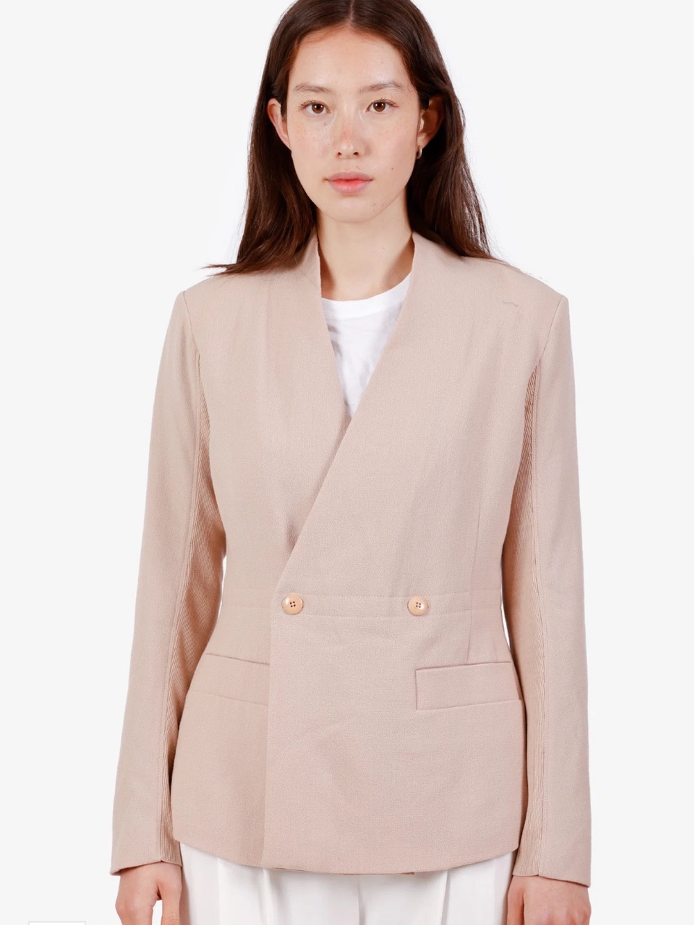 RICK OWENS Double Breasted Wool Jacket